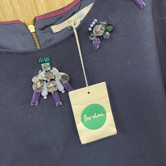 New Boden Navy Top Size 16 - Picture 2 of 6